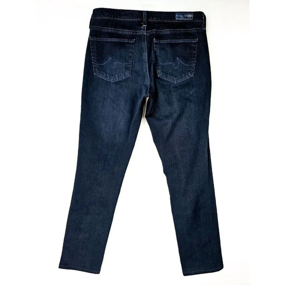 AG Adriano Goldschmied Size 27X27 Women Black The Prima Mid Rise Cigarette Jeans - Picture 1 of 13